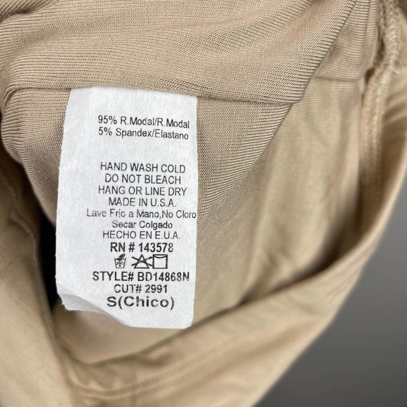 NAKED WARDROBE Figure It Out Midi Dress Nude S - Picture 7 of 7